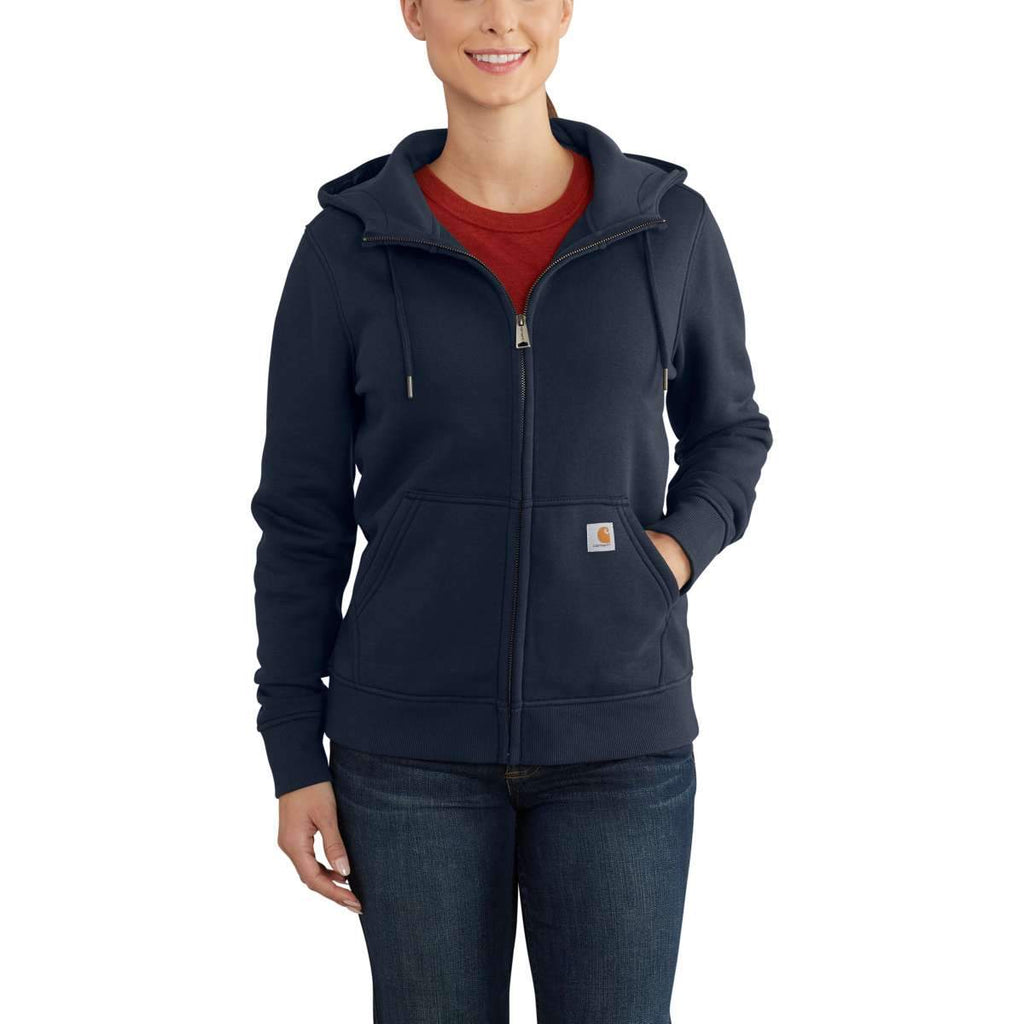 Carhartt Women's Navy Clarks Burg Full-Zip Hoodie