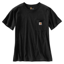 Carhartt Women's Black WK87 Workwear Pocket Short Sleeve T-Shirt