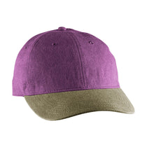 Comfort Colors Khaki/Vineyard Pigment-Dyed Canvas Baseball Cap