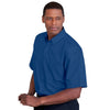 Vantage Men's Royal Blended Poplin Short Sleeve Shirt