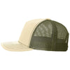 Richardson Beige/Loden Mesh Back Five Panel Trucker Hat