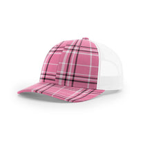 Richardson Women's Hot Pink/Black/White Printed Trucker Hat