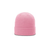 Richardson Pink Rib Knit Beanie with Cuff