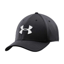 Under Armour Men's Black/White Blitzing II Stretch Fit Cap
