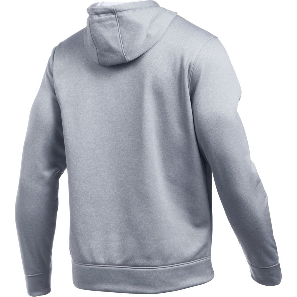 Under Armour Men's Grey Heather Storm Armour Fleece Hoodie