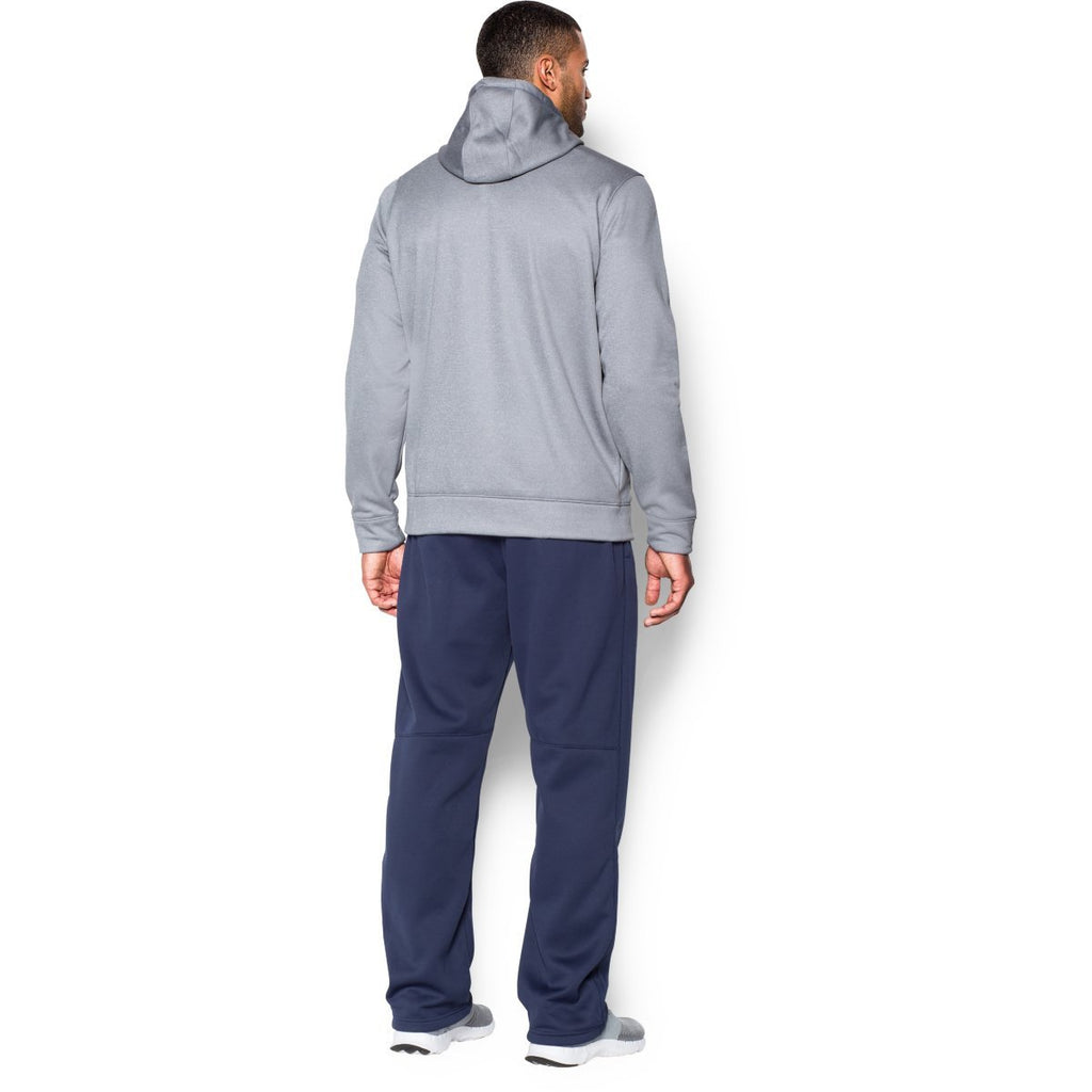 Under Armour Men's Grey Heather Storm Armour Fleece Hoodie