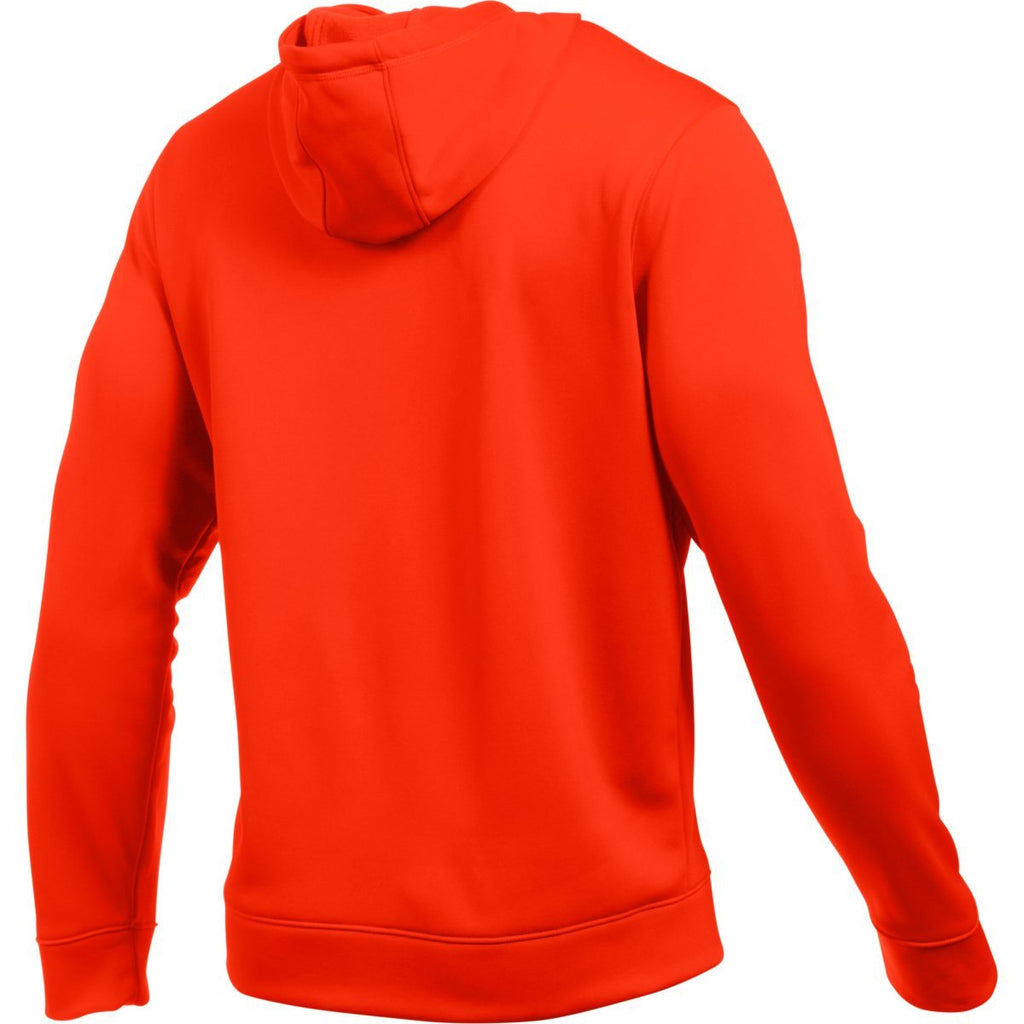Under Armour Men's Dark Orange Storm Armour Fleece Hoodie