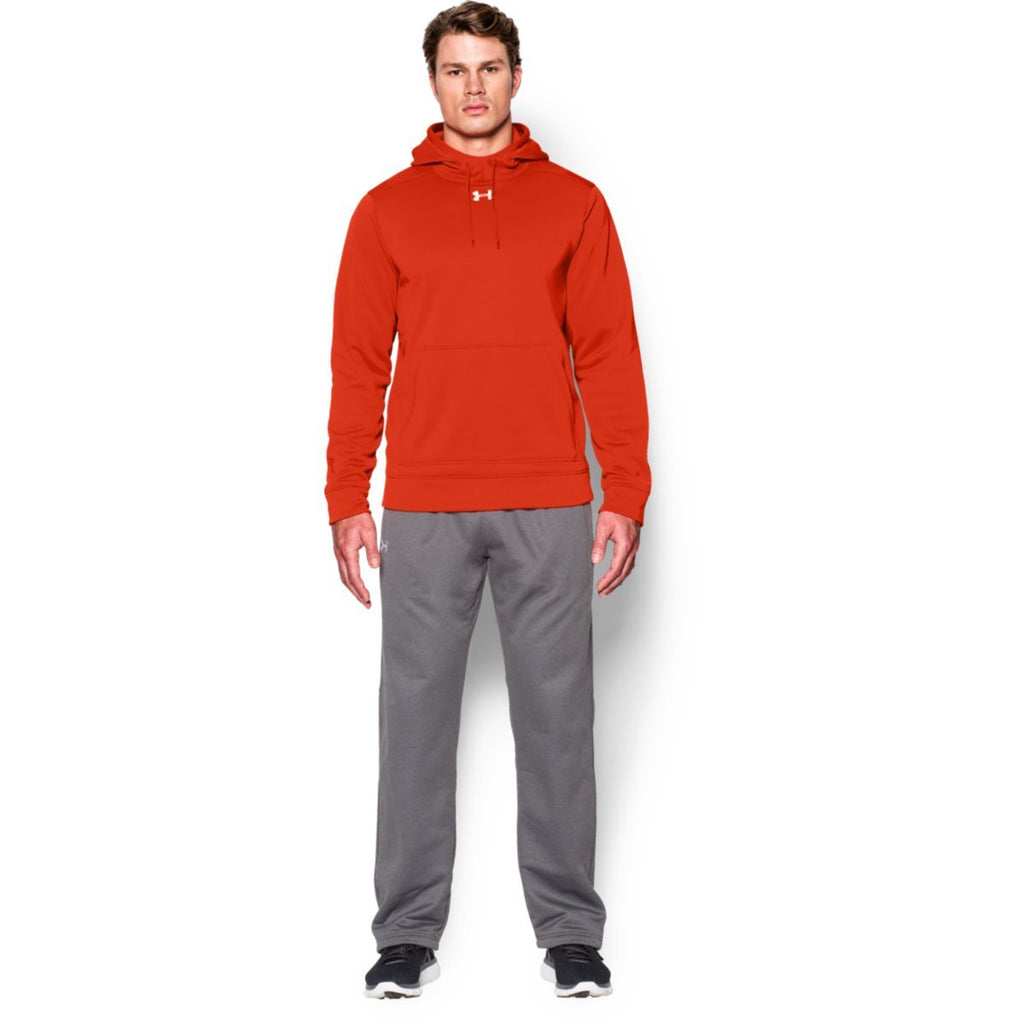 Under Armour Men's Dark Orange Storm Armour Fleece Hoodie