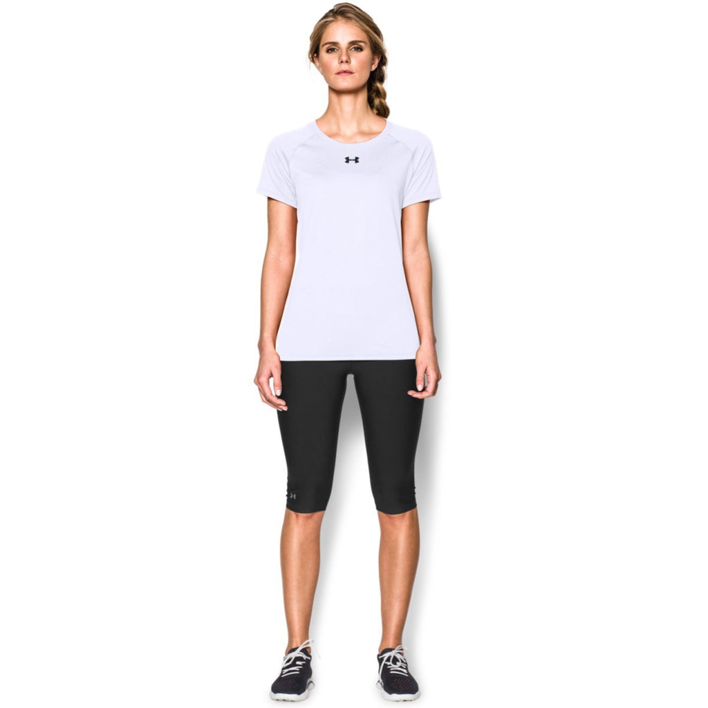 Under Armour Women's White S/S Locker Tee