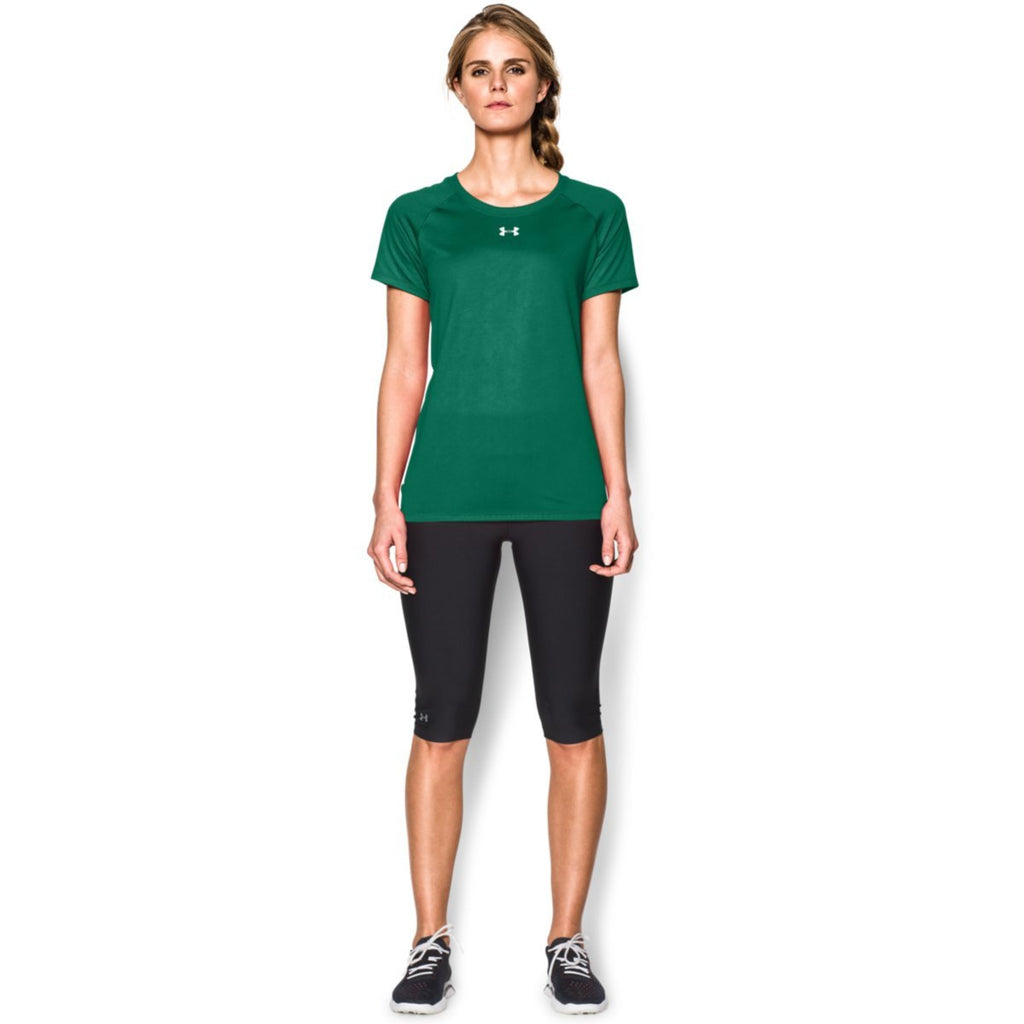 Under Armour Women's Team Kelly Green S/S Locker Tee