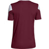 Under Armour Women's Maroon Maqunia Jersey Short Sleeve