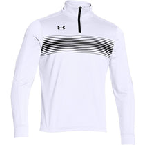 Under Armour Men's White/Black Qualifier Novelty 1/4 Zip