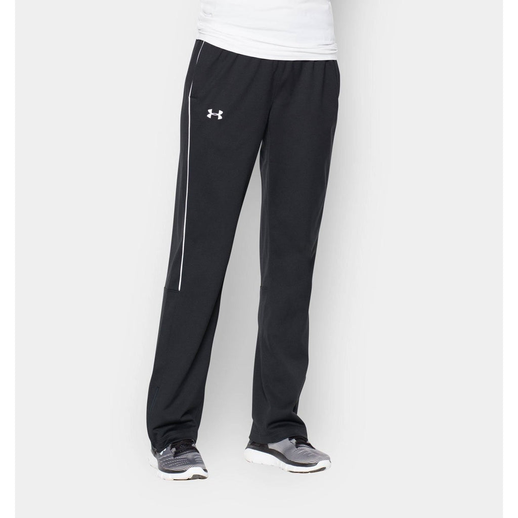 Under Armour Women's Black UA Rival Knit Warm-Up Pant