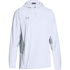 Under Armour Men's White UA Squad Woven 1/4 Zip