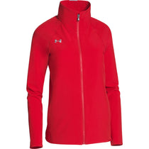 Under Armour Women's Red UA Squad Woven Jacket