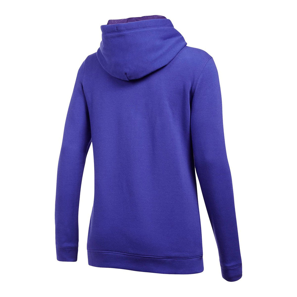 Under Armour Women's Purple Hustle Fleece Hoody