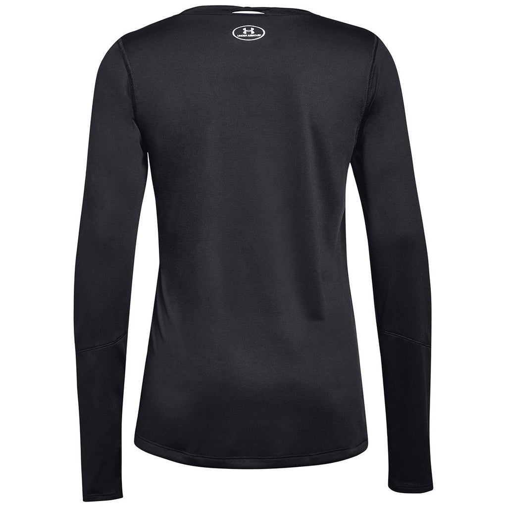 Under Armour Women's Black Locker Tee Long Sleeve 2.0