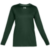 Under Armour Women's Forest Green Locker Tee Long Sleeve 2.0