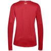 Under Armour Women's Red Locker Tee Long Sleeve 2.0