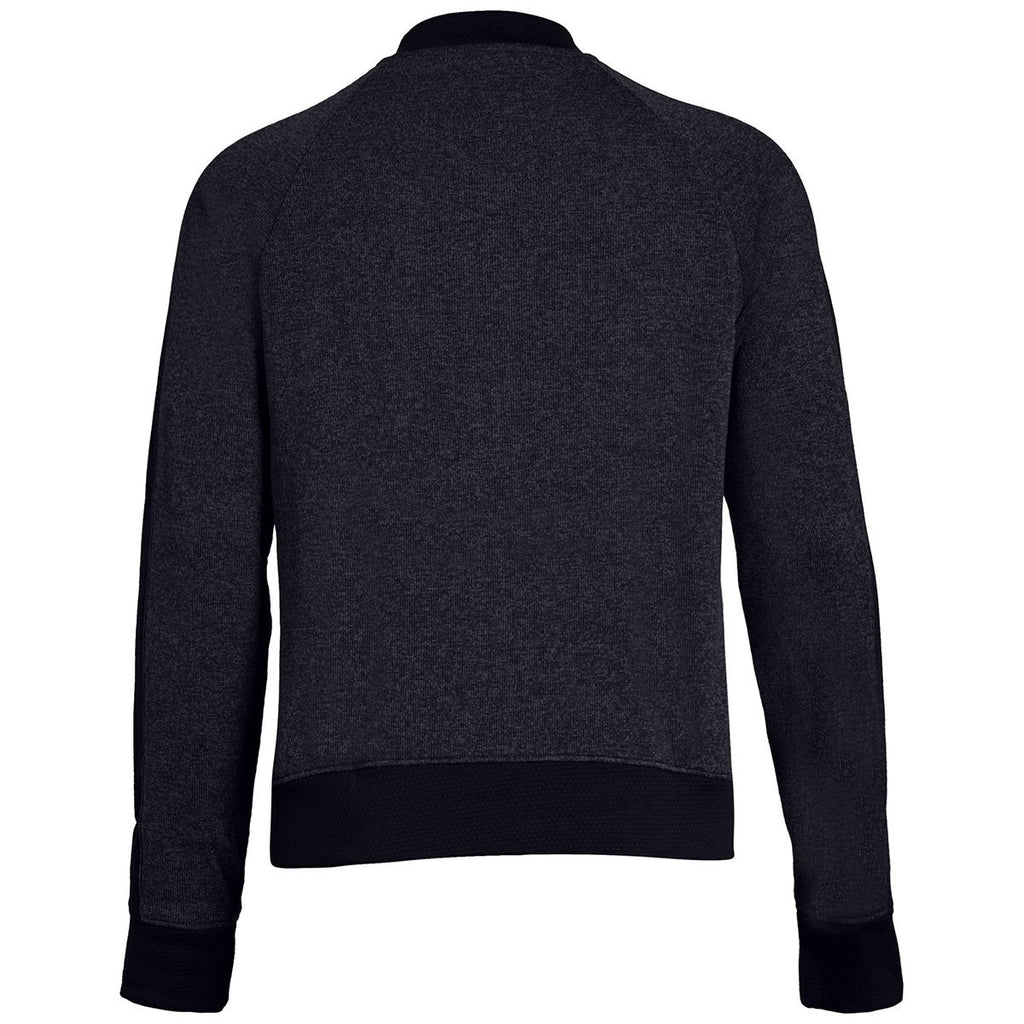 Under Armour Women's Black Light Heather Peak Performance Bomber Jacket