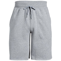 Under Armour Men's True Grey Heather Hustle Fleece Shorts