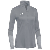 Under Armour Women's Steel/True Grey Heather Locker 1/4 Zip