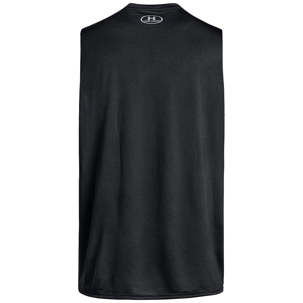 Under Armour Men's Black Sleeveless Locker Tee