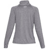 Under Armour Women's Charcoal Light Heather Tech Full Zip