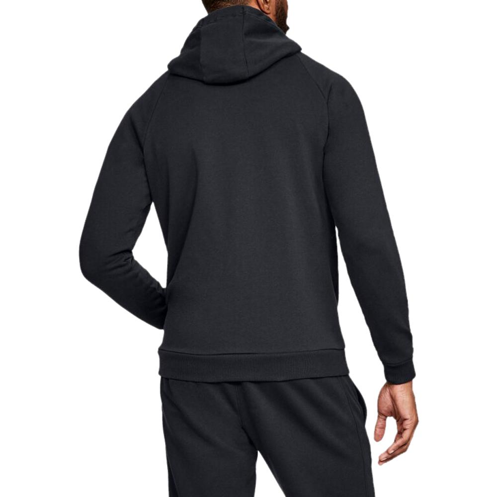 Under Armour Men's Black Rival Fleece Full-Zip Hoodie