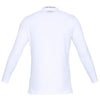 Under Armour Men's White CG Mock Fitted