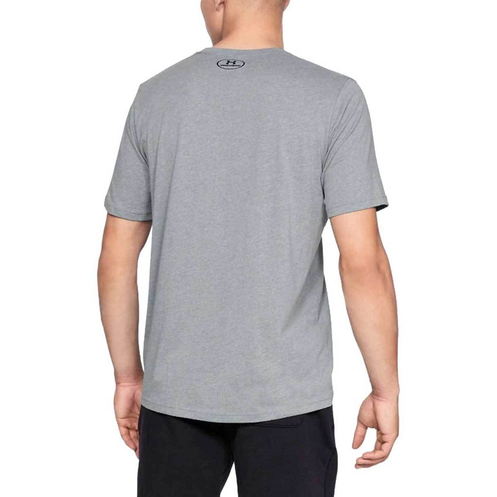 Under Armour Men's Steel Light Heather Sportstyle Left Chest Short Sleeve