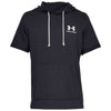 Under Armour Men's Black Sportstyle Terry Short Sleeve Hoody