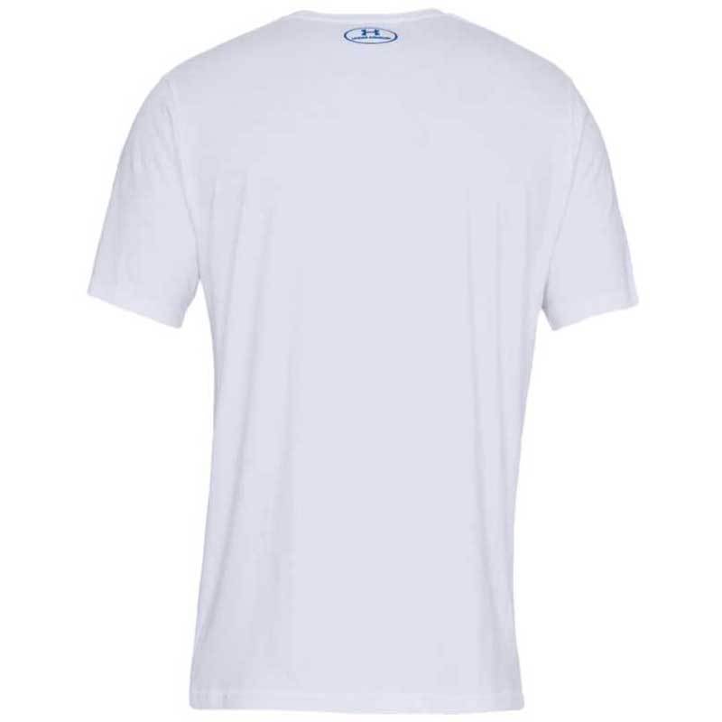 Under Armour Men's White Big Logo Short Sleeve