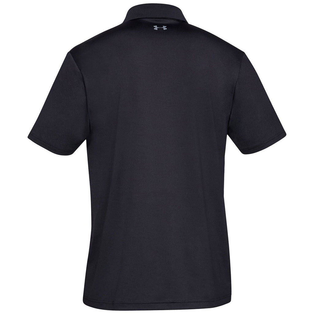 Under Armour Men's Black Performance Polo 2.0