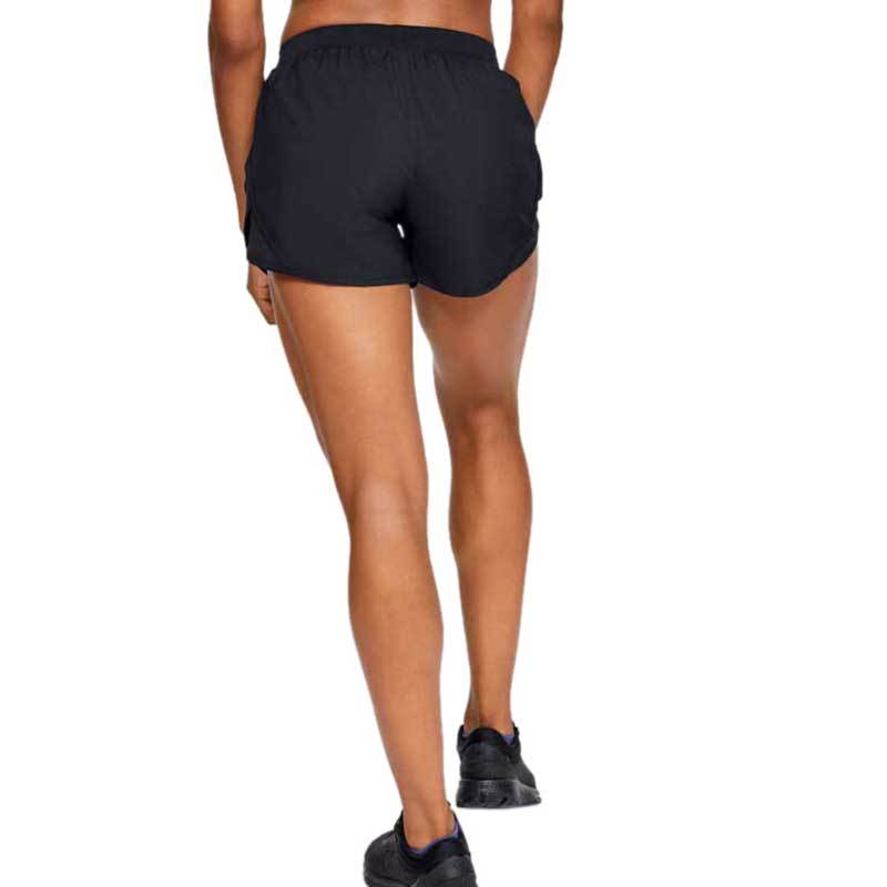 Under Armour Women's Black/Black Fly By 2.0 Shorts