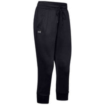 Under Armour Women's Heather Grey/Black Tech Capri