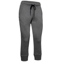 Under Armour Women's Heather Grey/Black Tech Capri