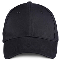 Anvil Black Solid Brushed Twill Cap