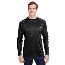 Columbia Men's Black Terminal Tackle Long-Sleeve T-Shirt