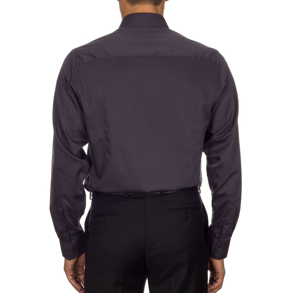 Calvin Klein Men's Black Non Iron Dobby