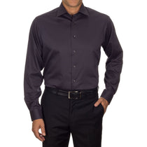 Calvin Klein Men's Black Non Iron Dobby