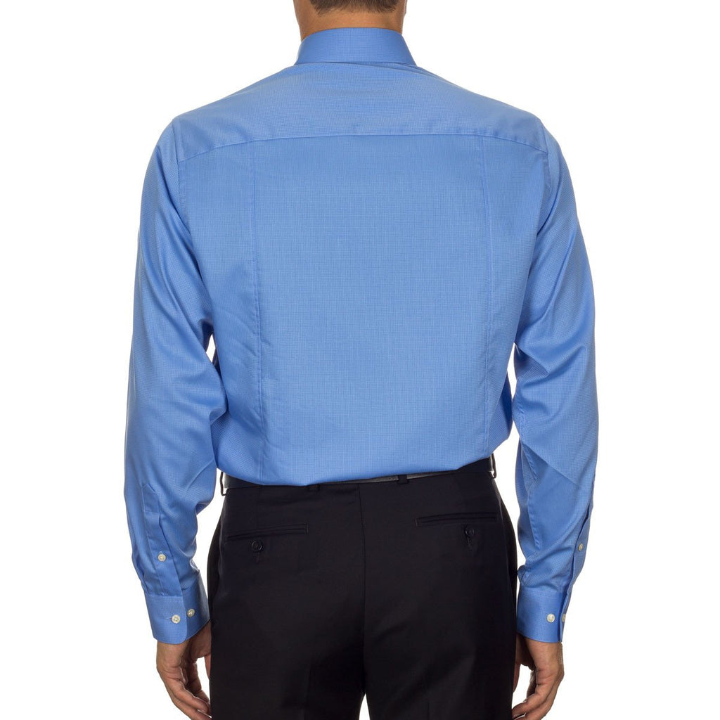 Calvin Klein Men's Blue Pearl Non Iron Dobby
