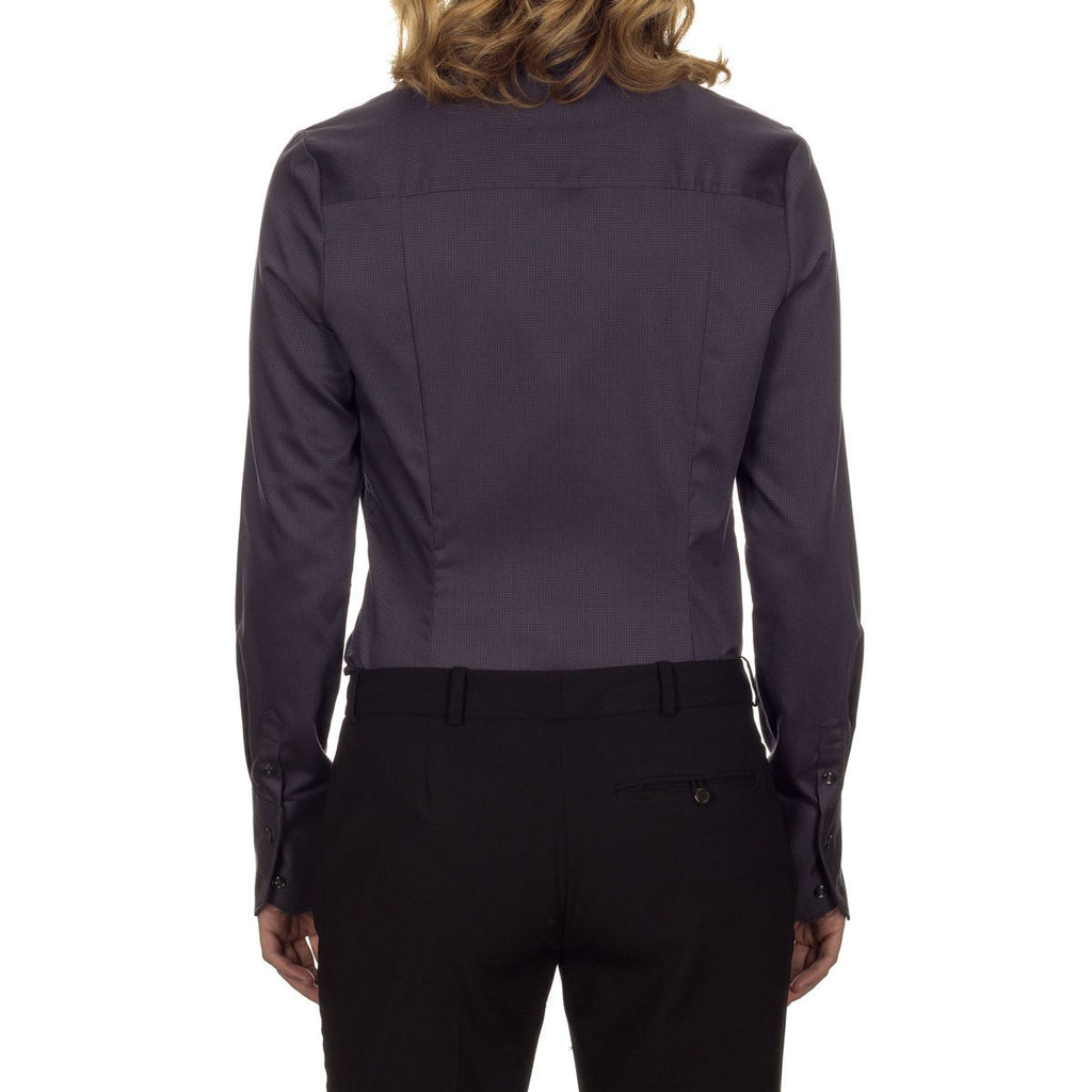 Calvin Klein Women's Black Non Iron Dobby