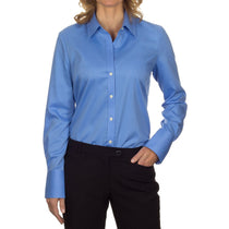 Calvin Klein Women's Blue Pearl Non Iron Dobby