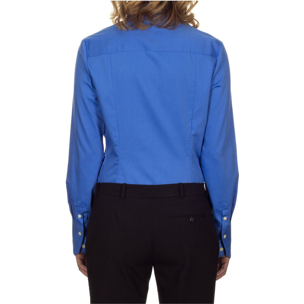 Calvin Klein Women's Blue Wave Non Iron Dobby