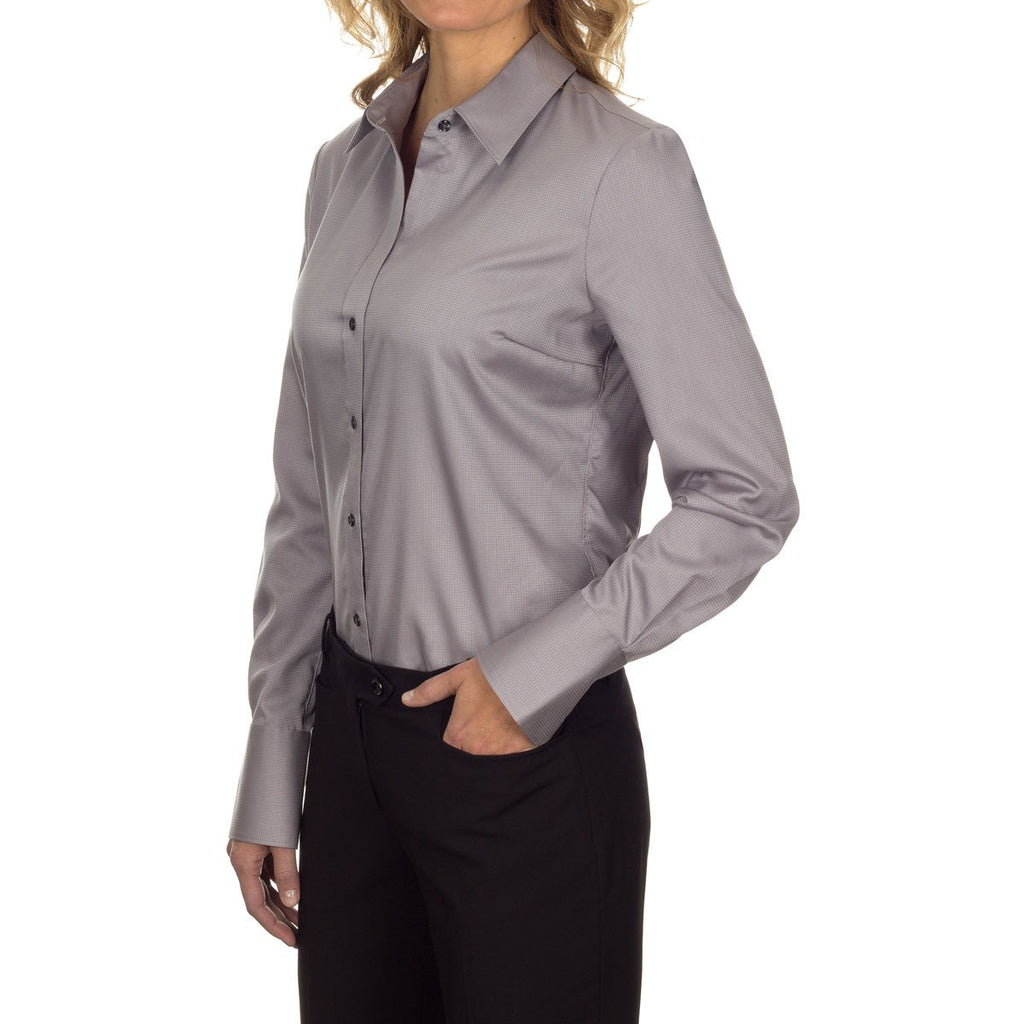 Calvin Klein Women's Ice Grey Non Iron Dobby