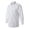 Van Heusen Men's Pinstripe Long Sleeve Regular Fit Pinpoint Shirt-Alpha Sized