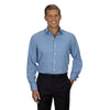 Van Heusen Men's Blue Feather Stripe With Contrast Long Sleeve Shirt