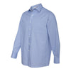 Van Heusen Men's Blue Feather Stripe With Contrast Long Sleeve Shirt