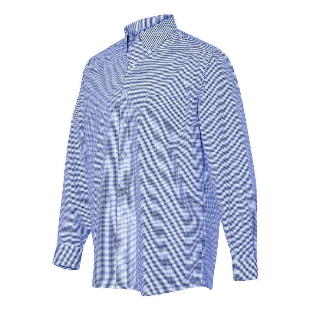 Van Heusen Men's Shadow Coolest Comfort Check Long Sleeve Shirt